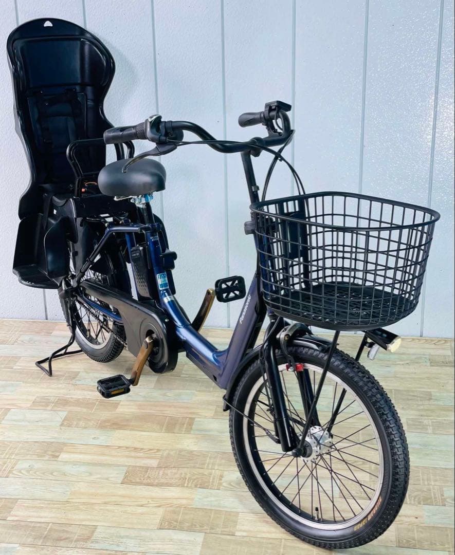 2474パナソニック12アンペア 20インチ子供乗せ電動アシスト自転車