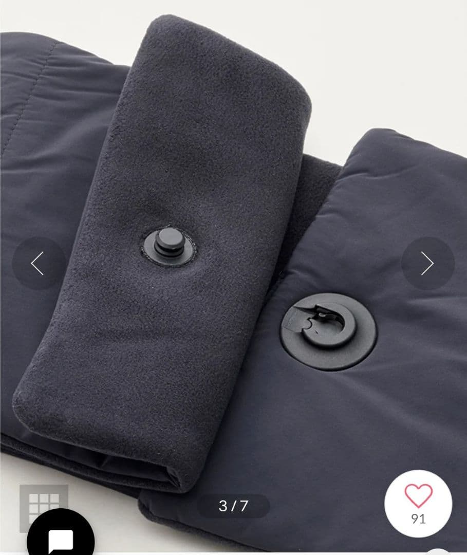 DESCENTE ALLTERRAIN フィットマフラー BK