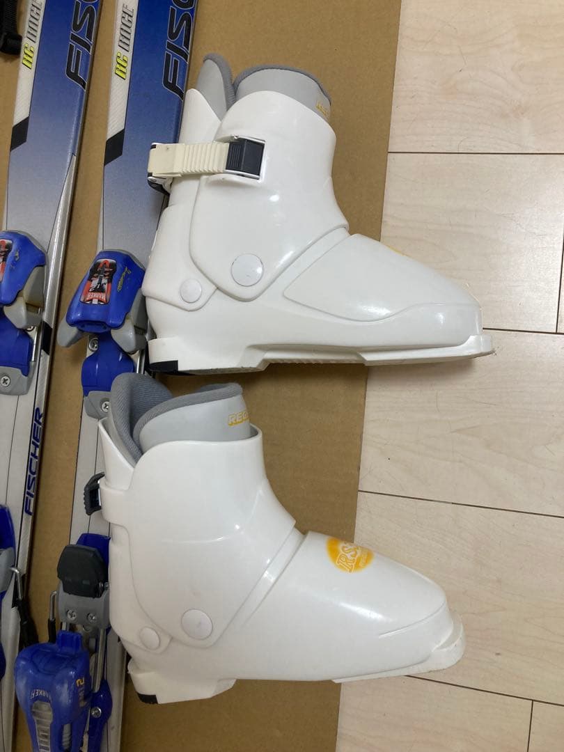 Fischer　ジュニア用　スキー板128cm ブーツ24cm ストック95cm