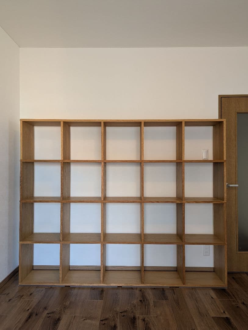 スタッキングシェルフ 4段×5列 オーク