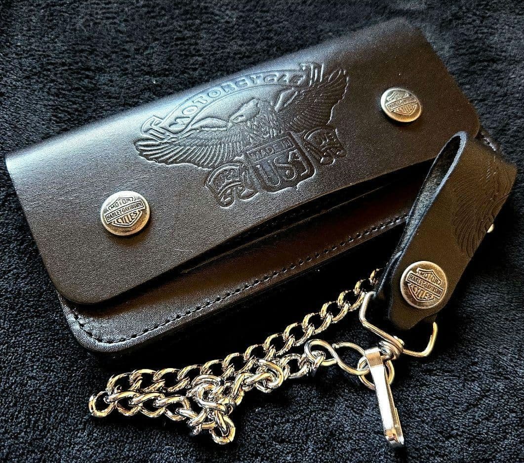 新品　USA製　トラッカーウォレット　ハーレー　バイカー　山田蓮　TSY