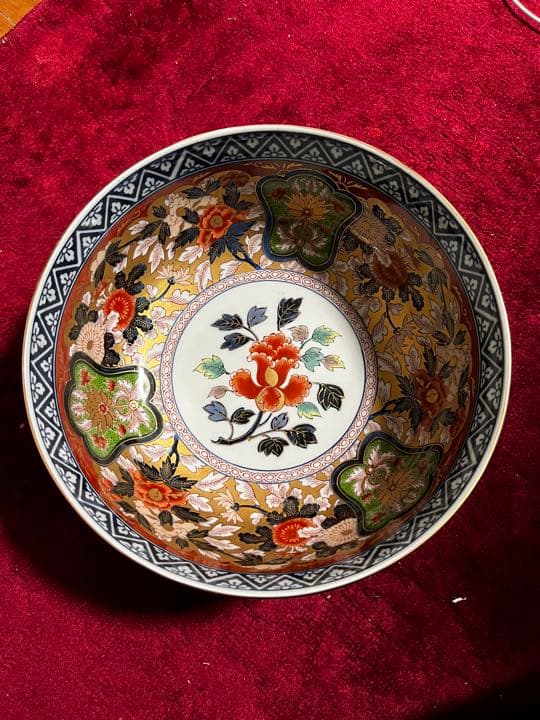 世那大平　昭和其泉　大皿　極錦金彩古伊万里　有田焼　24.5cm