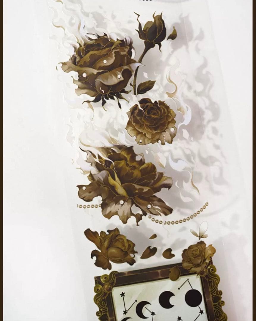 风见幸山《燃花》海外マスキングテープ　マステ 【2253】