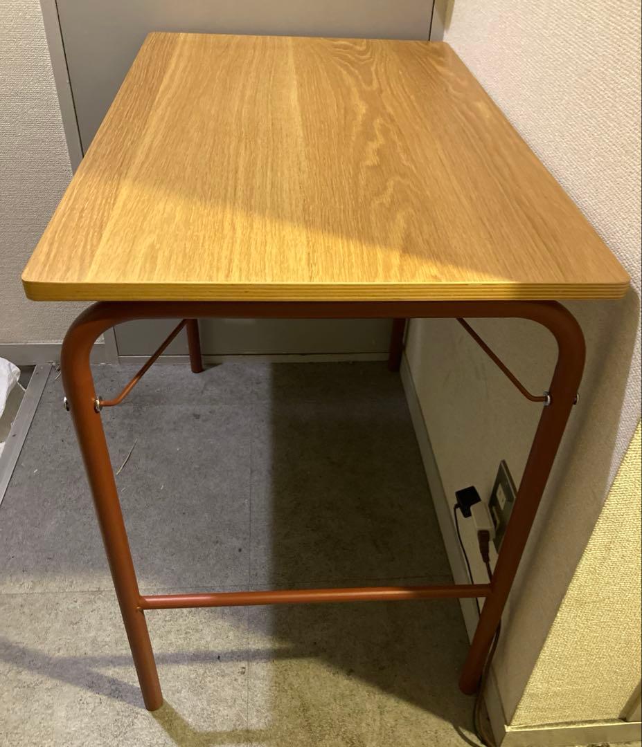 無印良品　折りたたみ　スチールパイプ　テーブル(置き配専用)