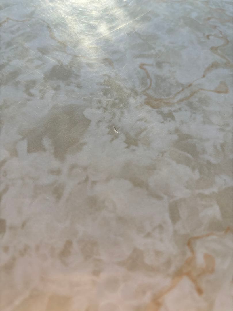 とまと　WINDS太平 ホワイト楕円形ダイニングテーブル 大理石調