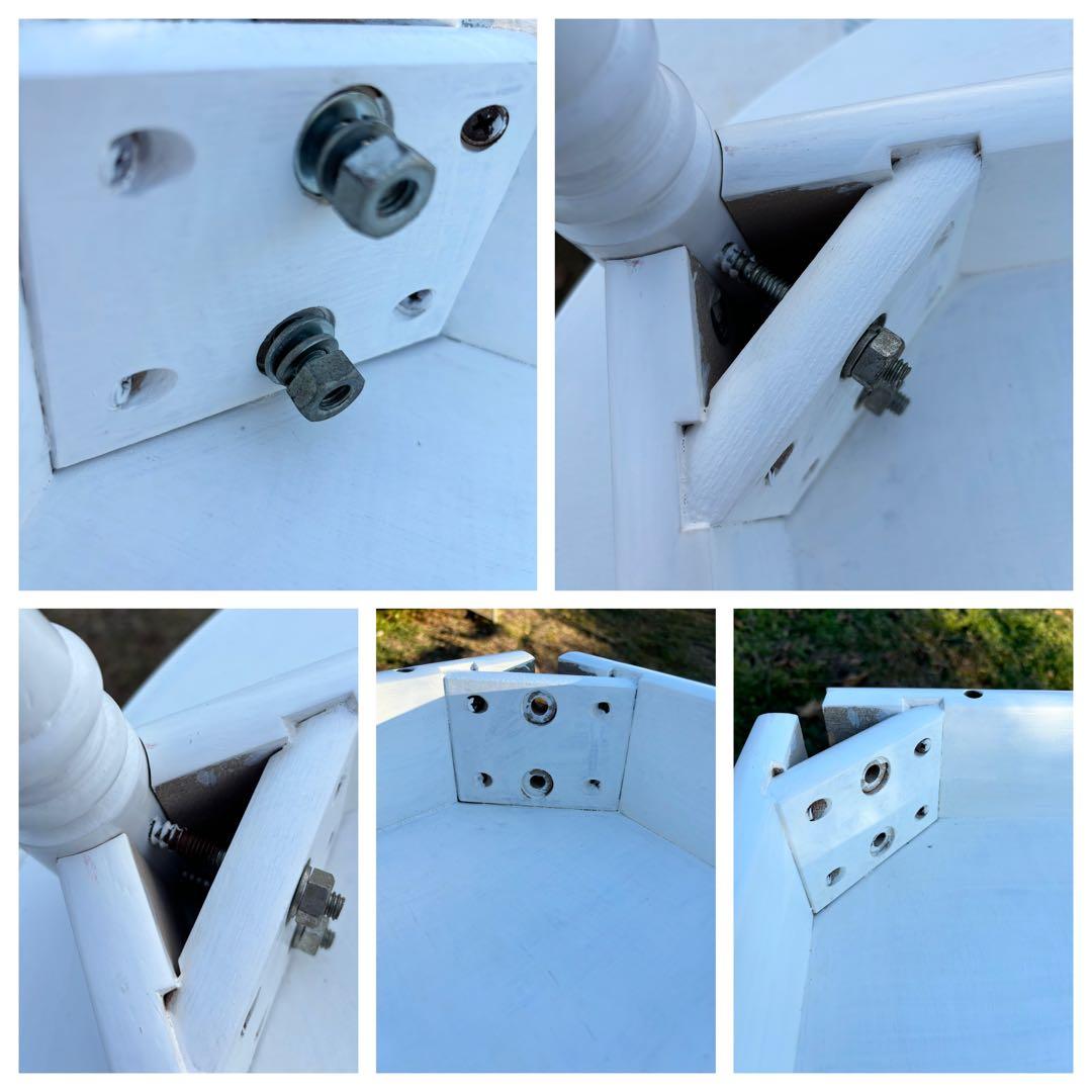 とまと　WINDS太平 ホワイト楕円形ダイニングテーブル 大理石調