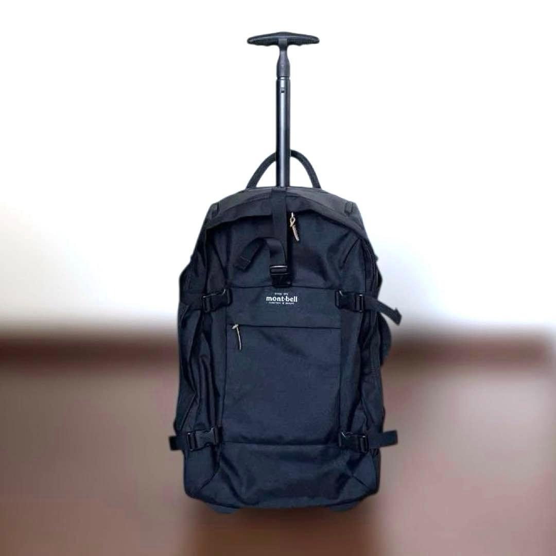 モンベル 3ウェイキャリーボストンバッグリュック ウエストポーチ 出張旅行 黒