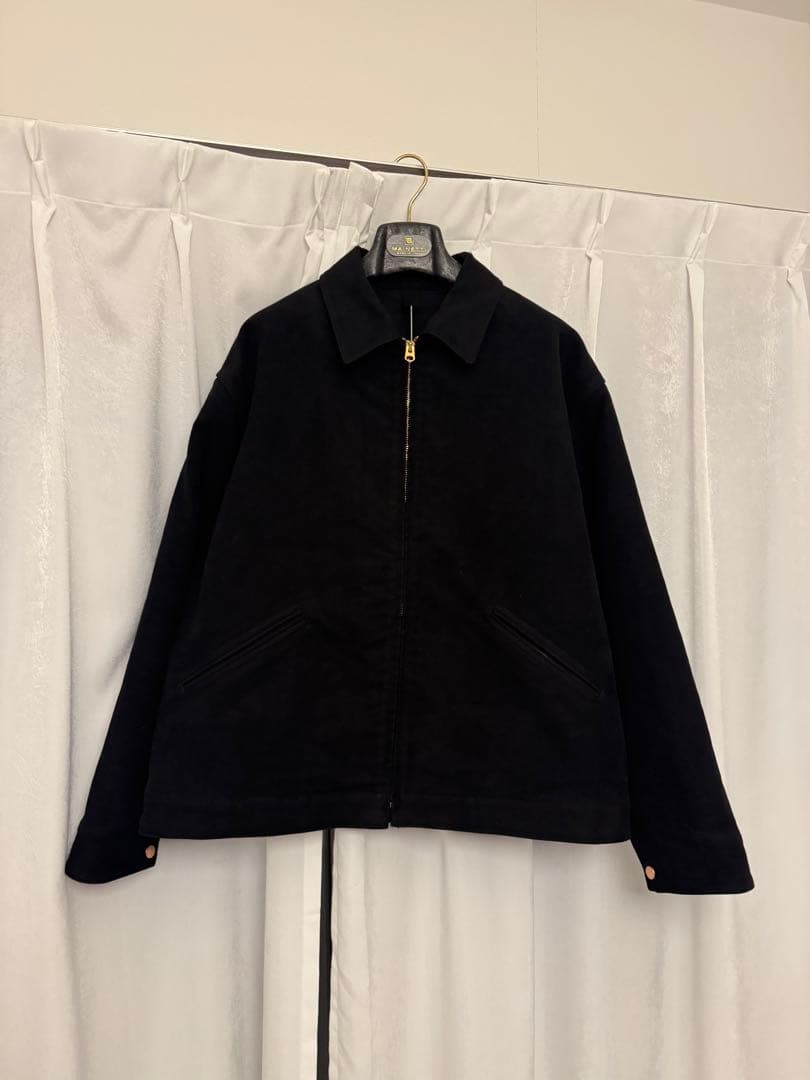 COMOLI 25AW モールスキンジップショートジャケット サイズ3