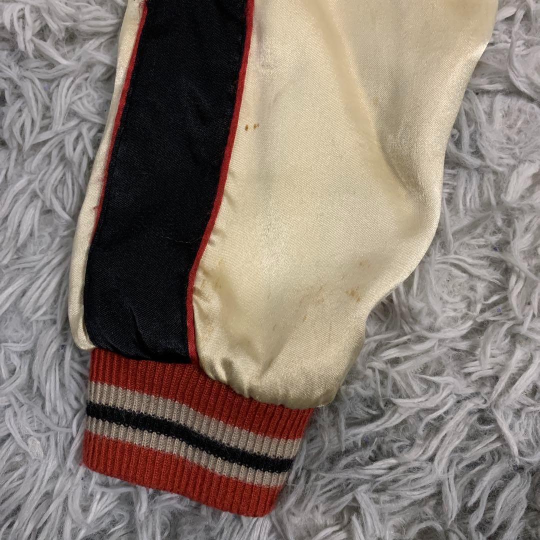 クロップドヘッズ リバーシブル スカジャン 刺繍 ビッグロゴ 龍 虎 薔薇 蛇