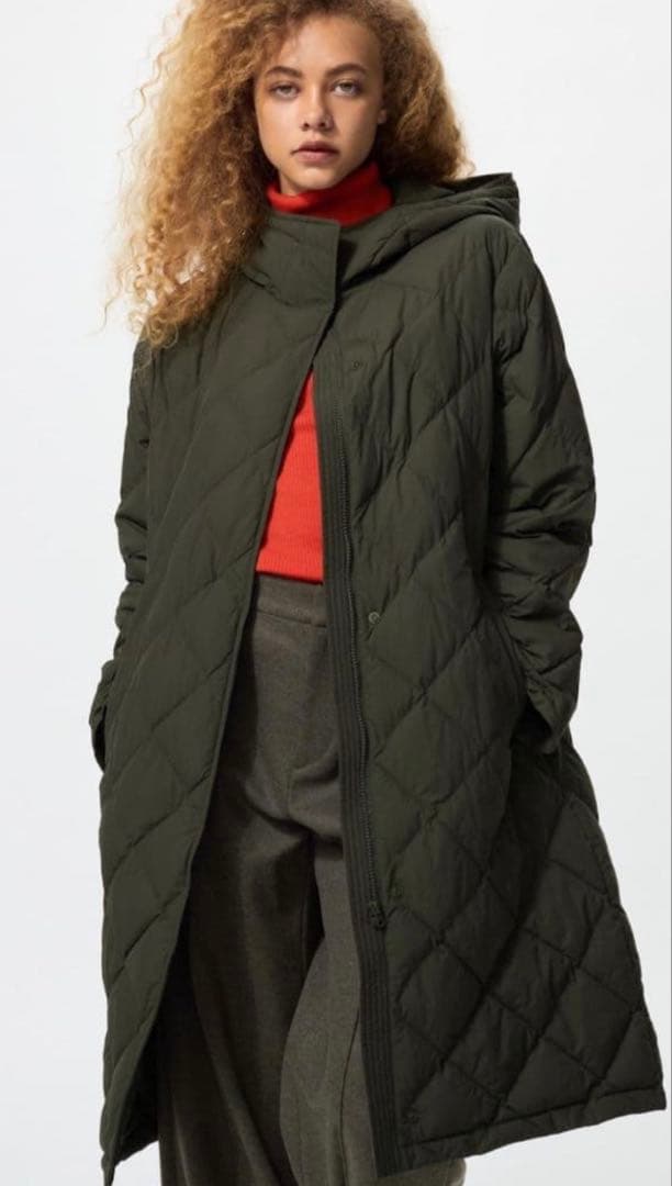 未使用　ユニクロ パフテック ロングコート リラックスフィット