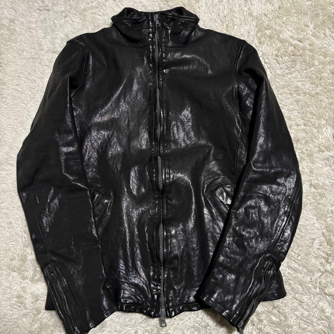 極美品✨ISAMU KATAYAMA レザージャケット　ブラック　1447-03