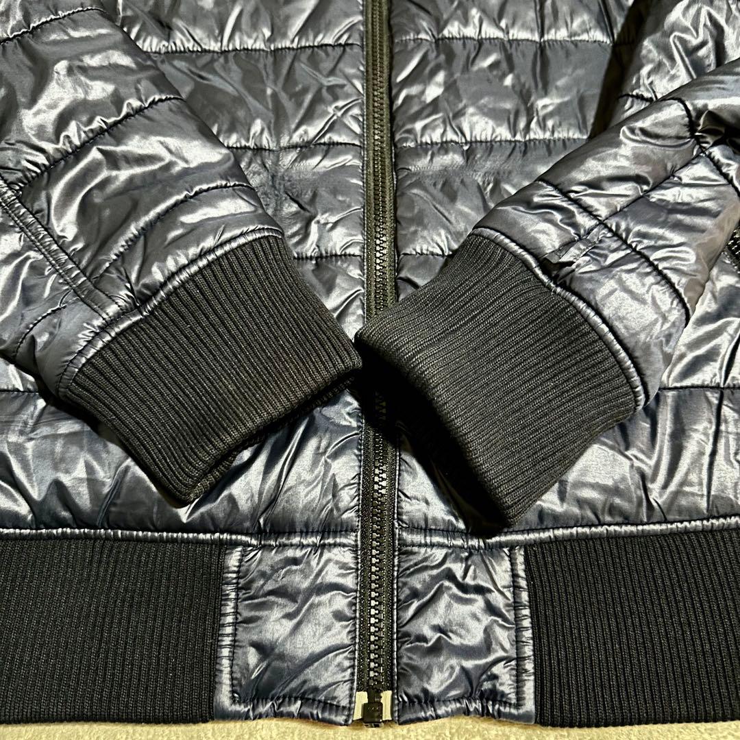 美品 バーバリーブラックレーベル ダウンジャケット リバーシブル Lサイズ