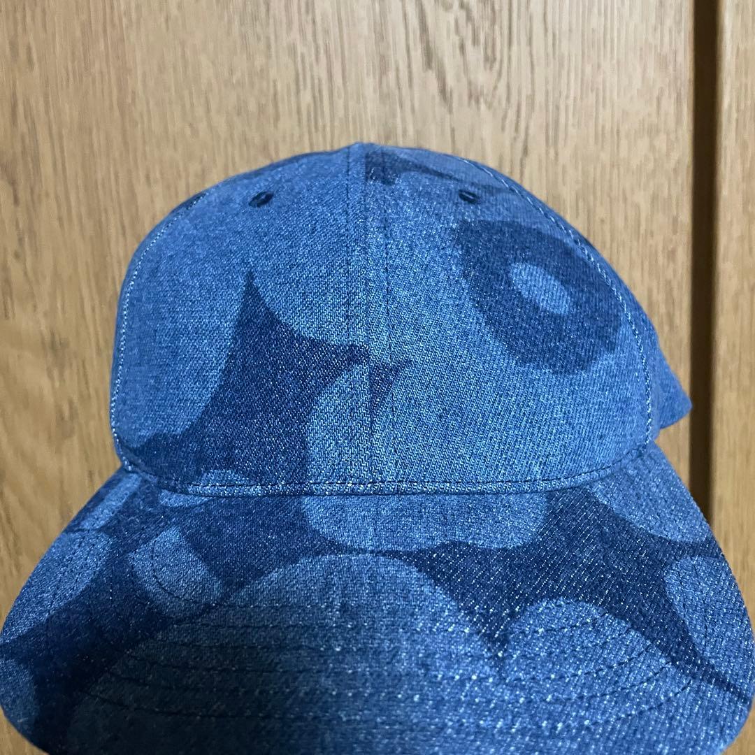 【美品】marimekko デニムキャップ