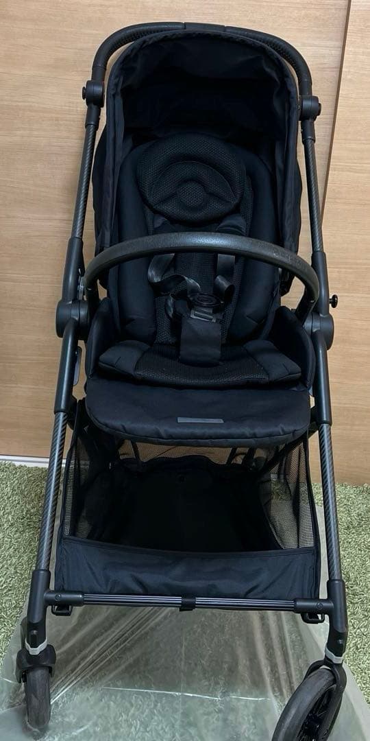 【お値下げ中】cybex メリオカーボン 2022 ベビーカー　ブラック