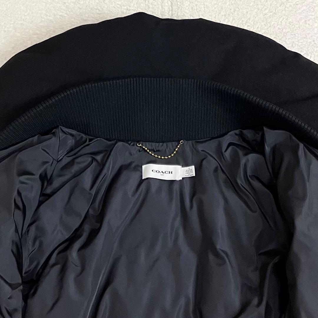 COACH コーチ ダウンジャケット ウール　ブラック レディース　サイズ4