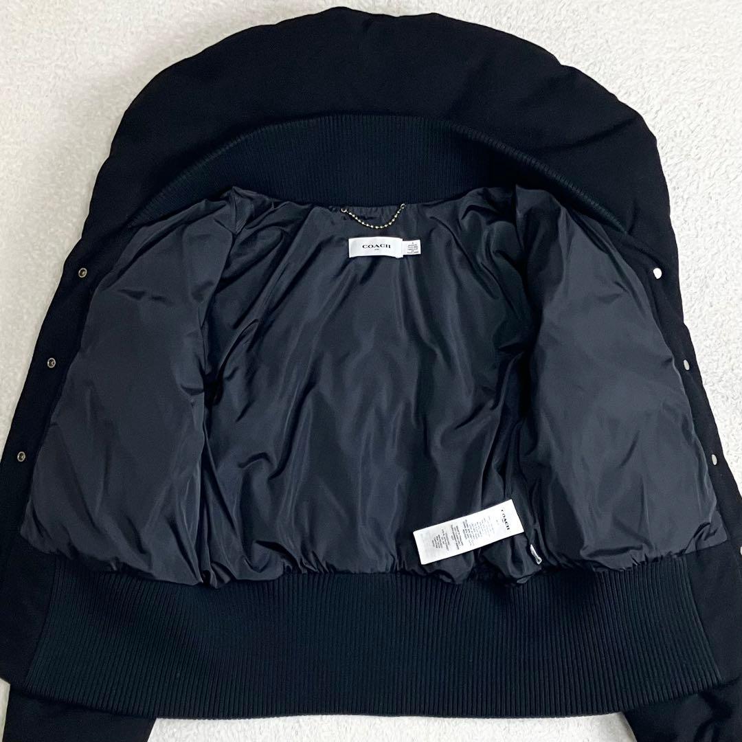 COACH コーチ ダウンジャケット ウール　ブラック レディース　サイズ4