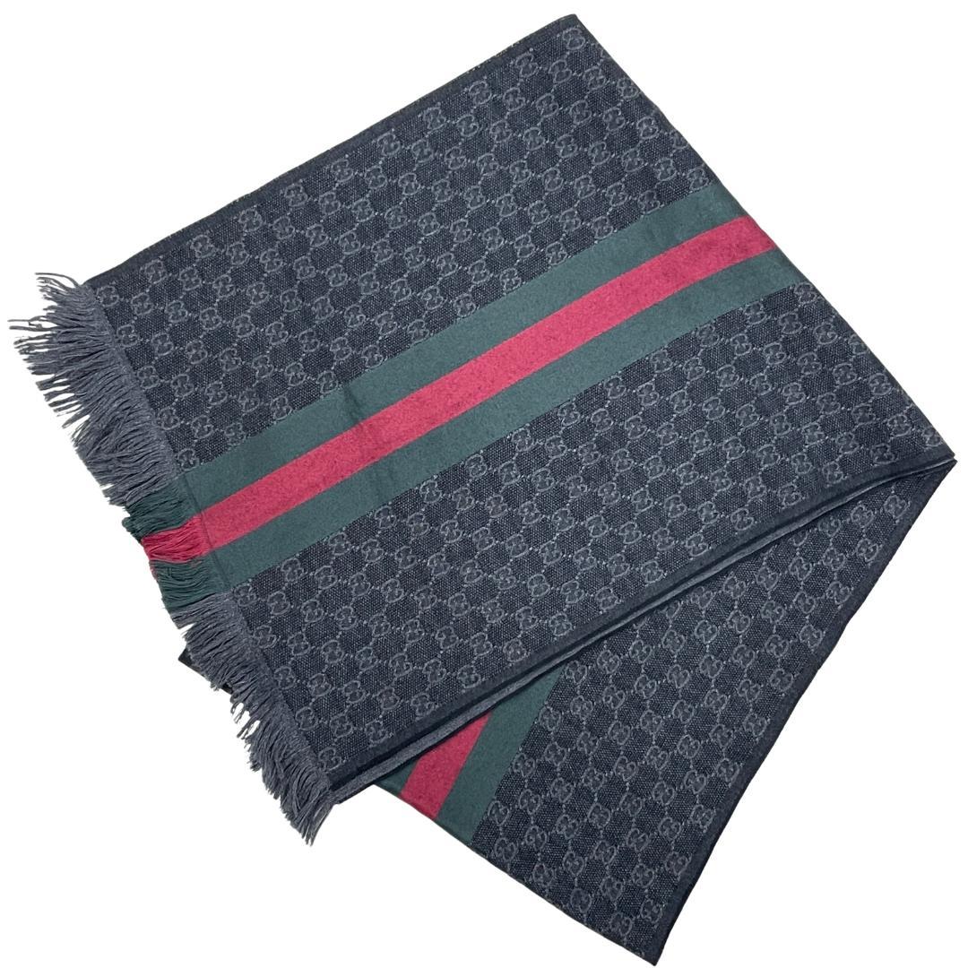 【モデルＹ 】GUCCI グッチ GG柄　マフラー　ロング