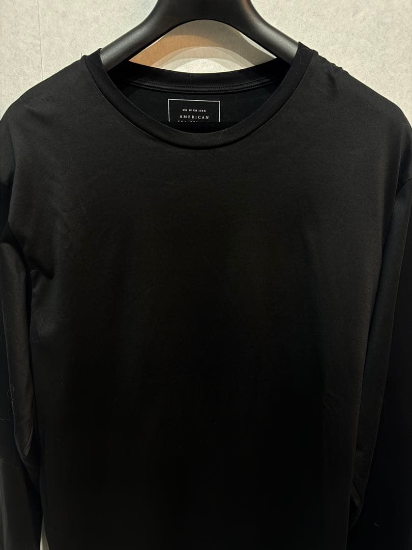 K*.様 MBアメリカンシーアイランドコットン 長袖カットソー ブラック
