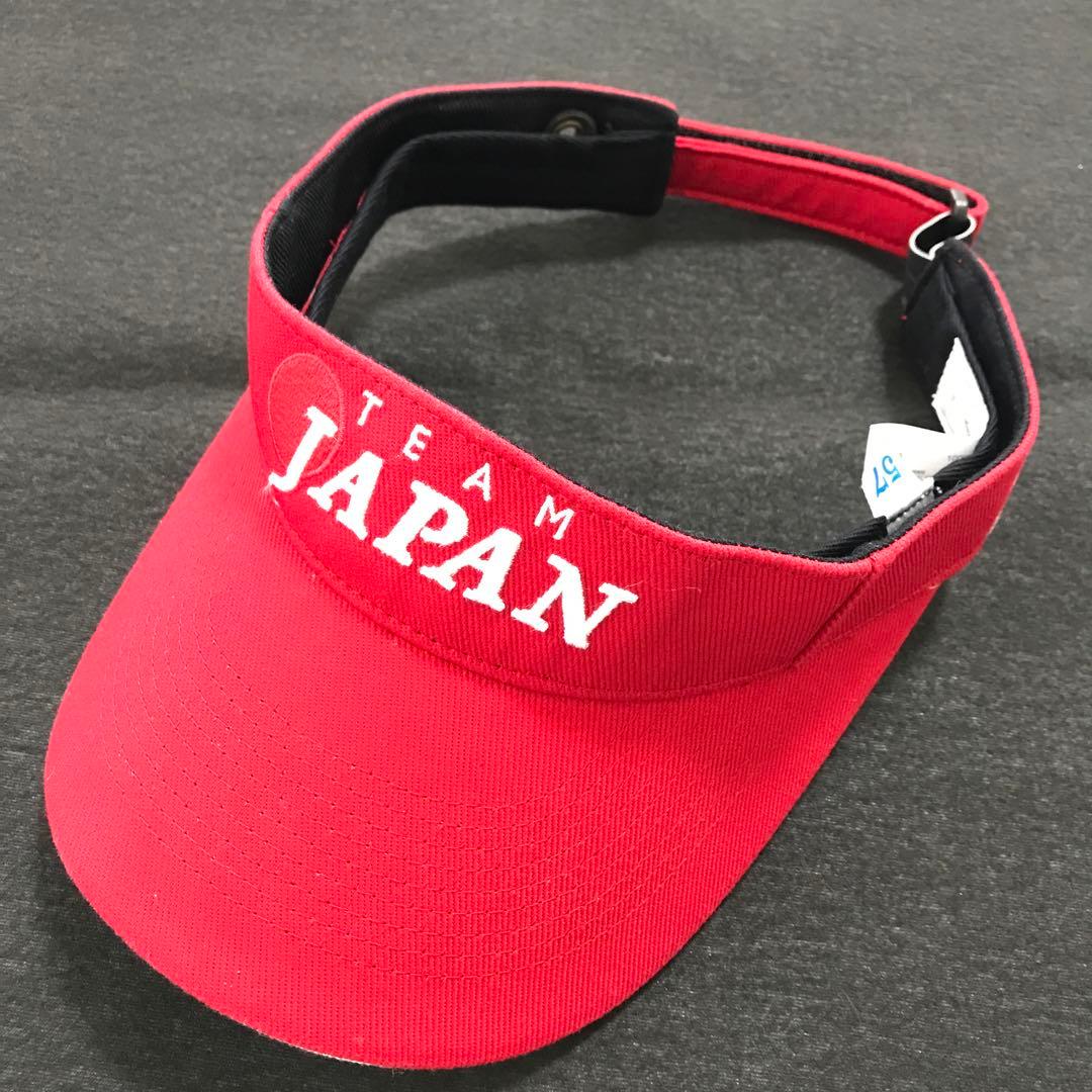 JAPAN チームジャパン　サンバイザー　キャップ