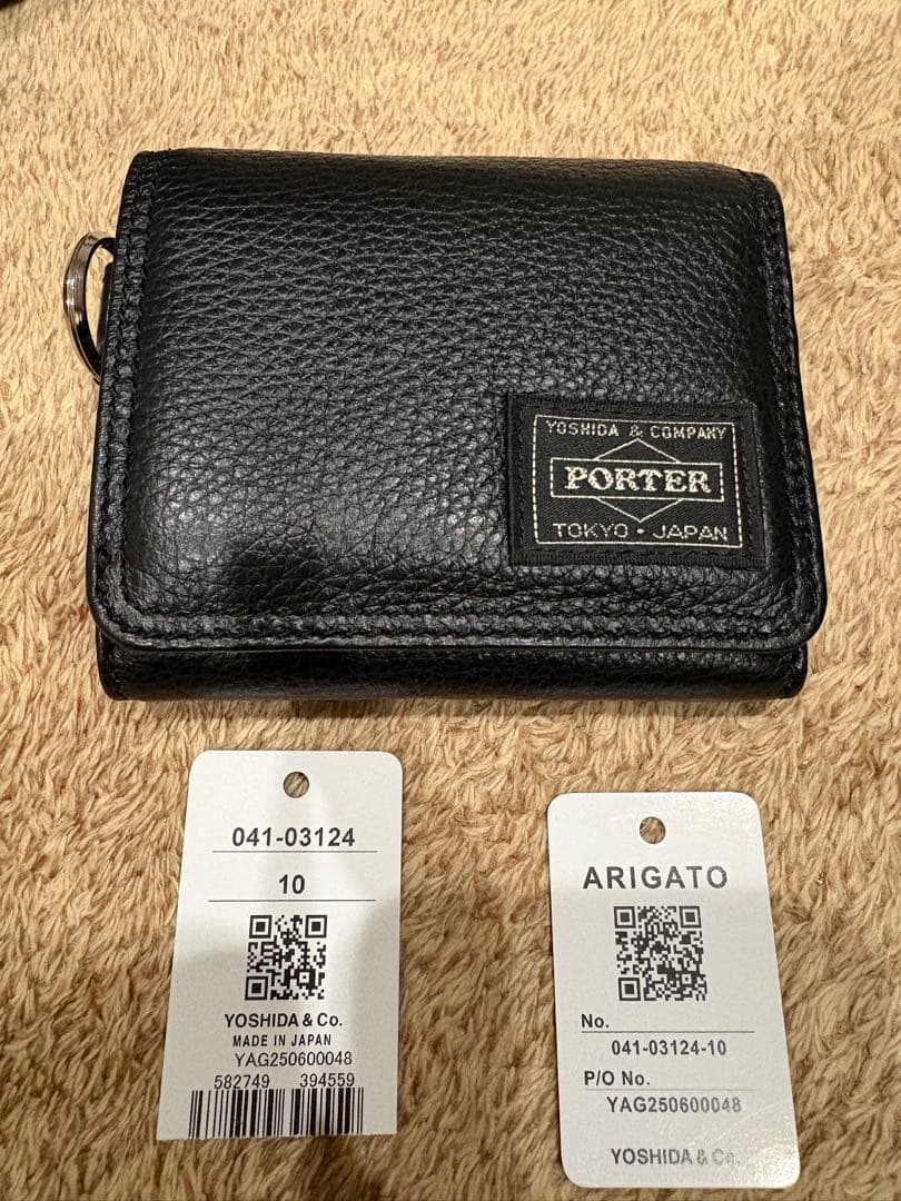 【モリ】ポーター カーム ウォレット　三つ折り財布 PORTER
