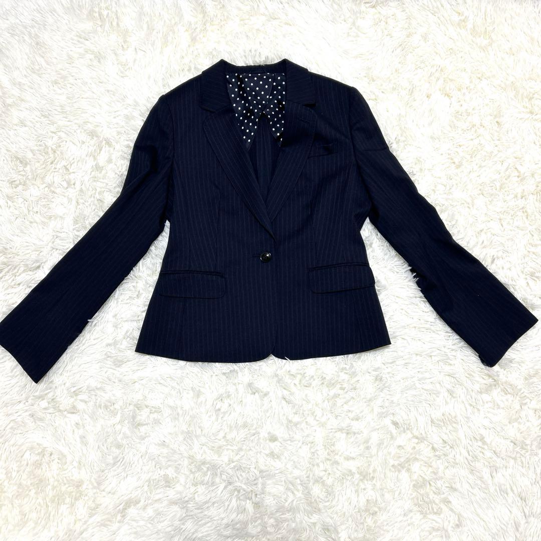 【新品タグ付き】n♡line スーツ 13号 XLサイズ ストレッチ　シルク生地