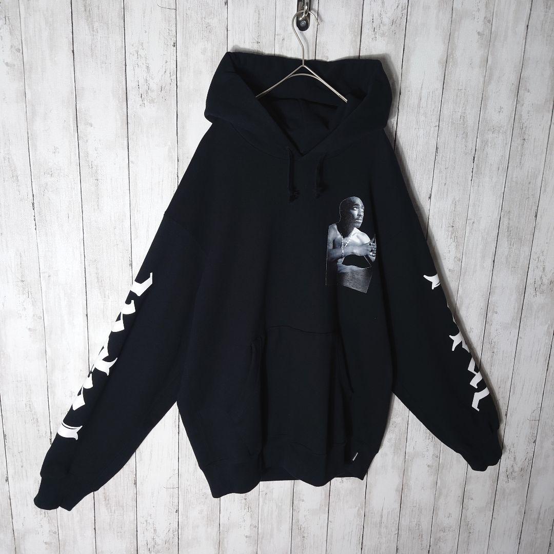 【美品】ワコマリア × 2PAC パーカー　フォト　アームプリント　ツーパック