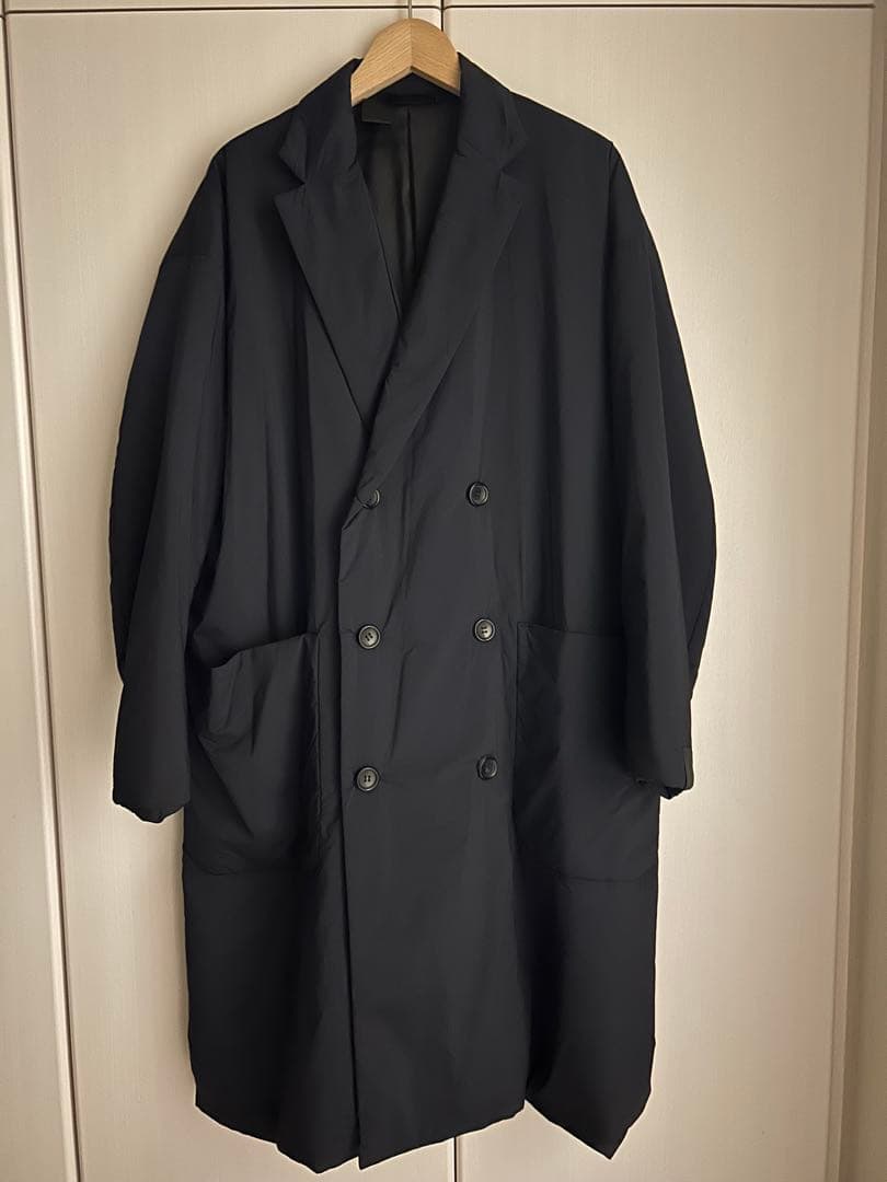 ジャケット・アウター N.HOOLYWOOD DOUBLE-BREASTED LONG COAT 38