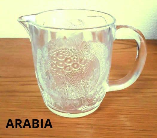 北欧　ARABIA ヌータヤルヴィ　Nuutajarvi Pioni　ピッチャー