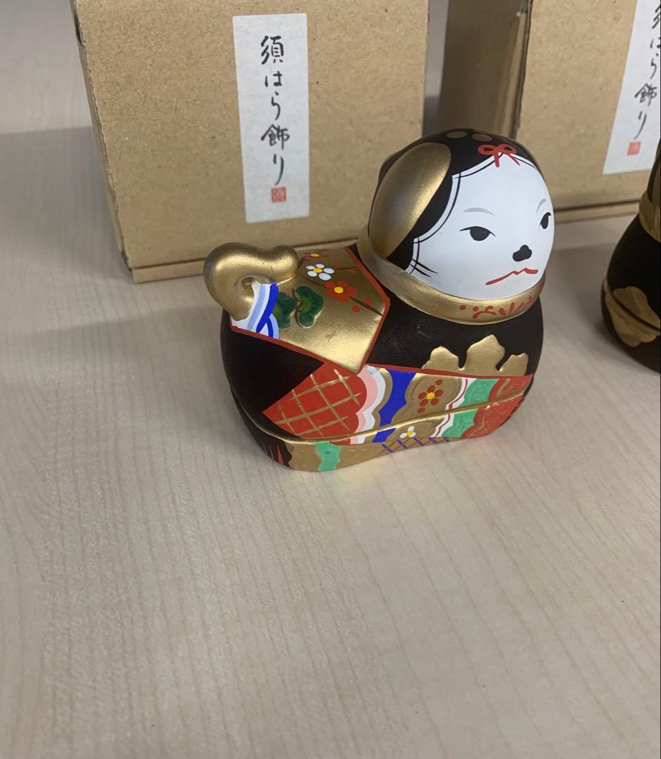 犬筥 須はら飾り 雛人形 ひな祭り 須原陶芸 廃盤品