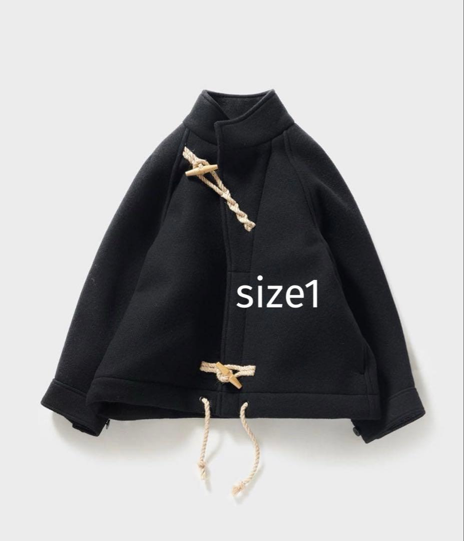 HYKE DOUBLE FACE DUFFLE JACKET サイズ1