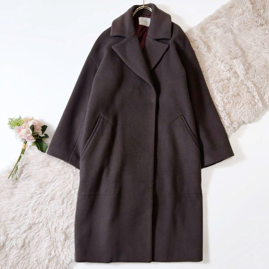 美品ꕥイエナ 高級生地 MANTECO オーバーチェスターコート 日本製