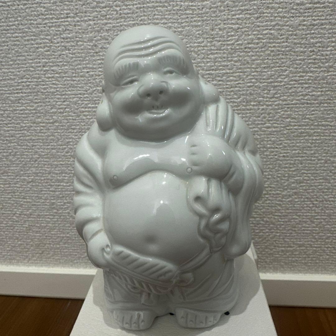 有田焼　鍋島焼　繁仙作 七福神　白磁　縁起物　アンティーク　ビンテージ