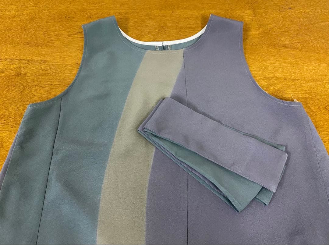 3243 着物　リメイク　ドレス　ワンピース