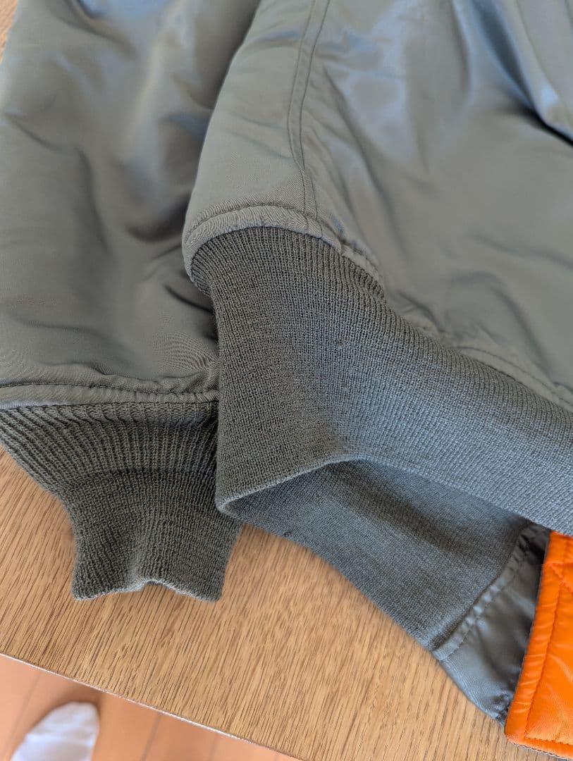 ALPHA MA-1 USA 68年復刻モデル SCOVILLジッパー Mサイズ