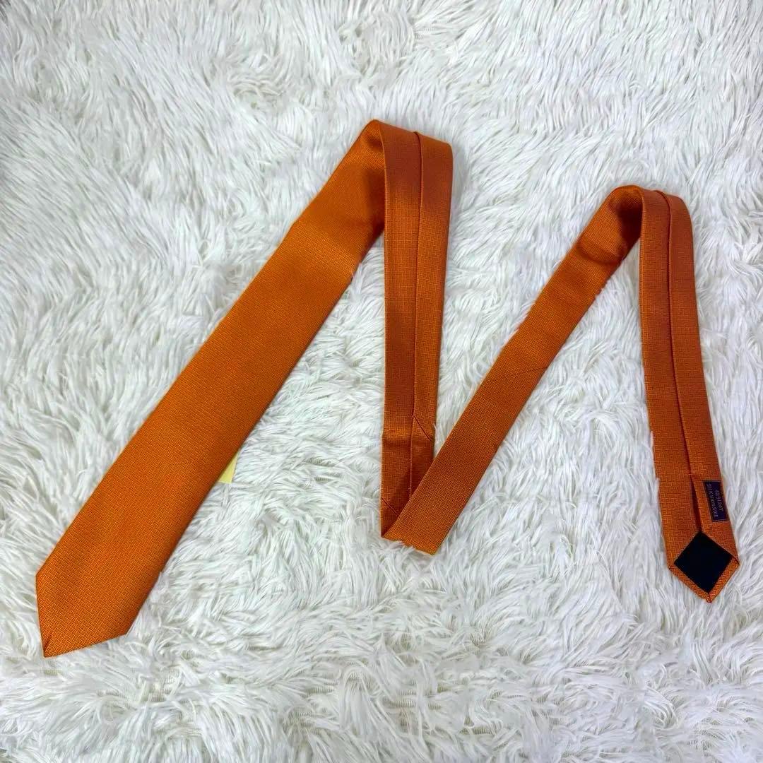 【希少】 エルメス HERMES オレンジ系 幾何学 シャドー効果 タグ付き