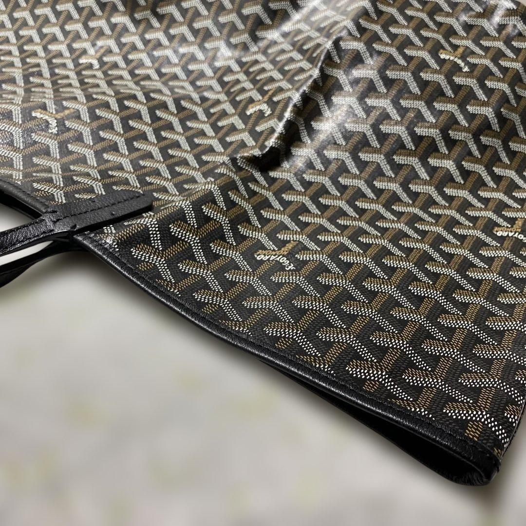 GOYARD トートバッグ ブラック　ポーチ付き 大容量