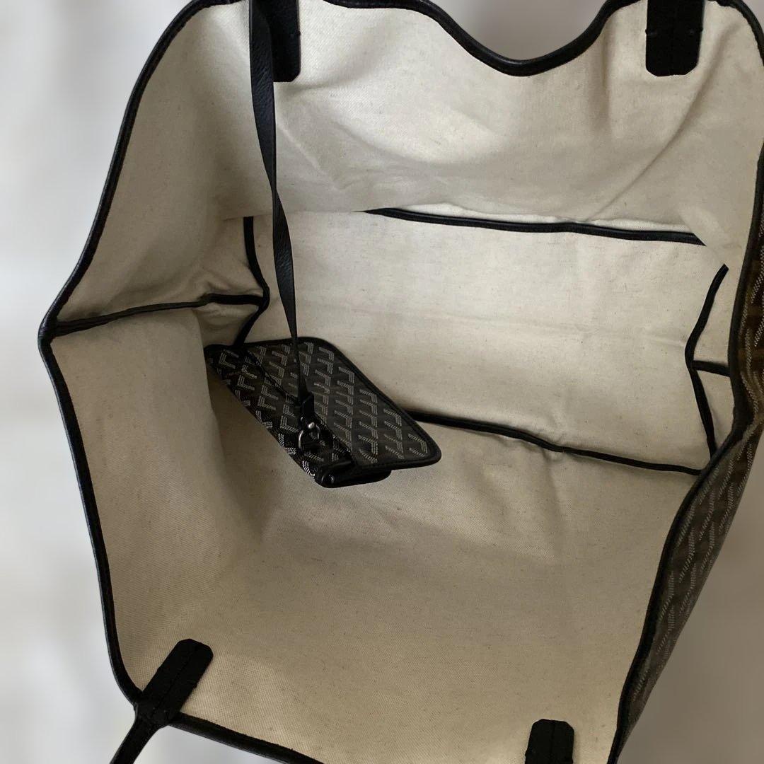 GOYARD トートバッグ ブラック　ポーチ付き 大容量