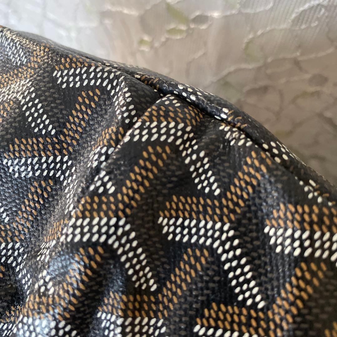 GOYARD トートバッグ ブラック　ポーチ付き 大容量