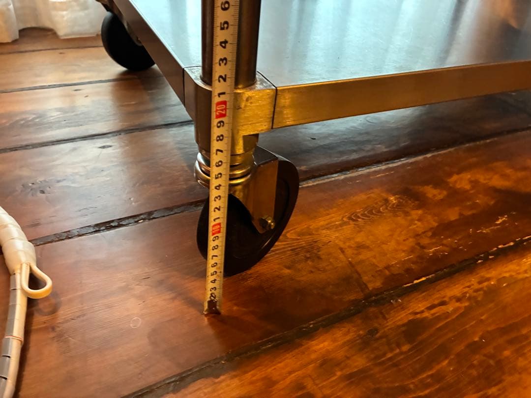 業務用3段ステンレスワゴン　キャスターストッパー付W970 D600 H950