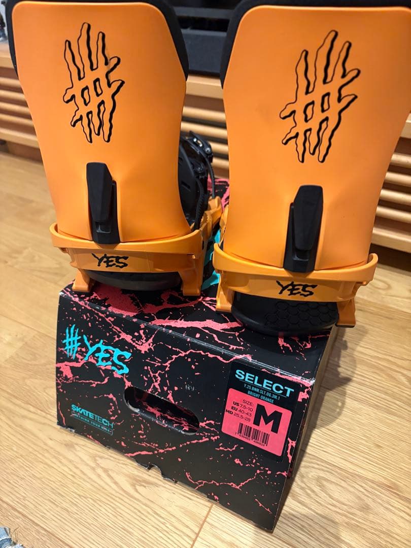 最終値下　試着のみ　YES SELECT スノーボードビンディング Mサイズ