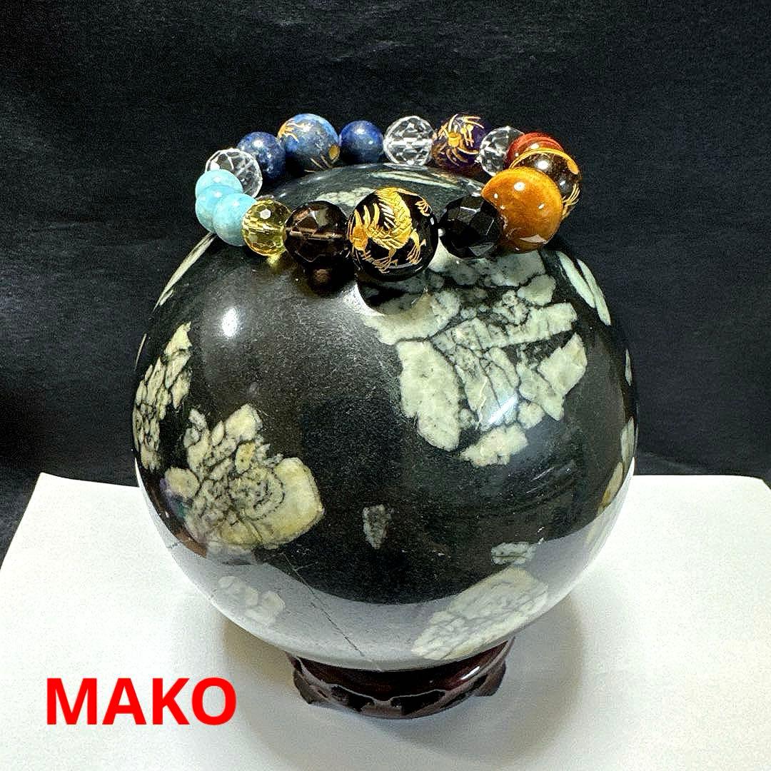 M1583☆菊花石丸玉125mm 3.2Kg☆天然石　原石