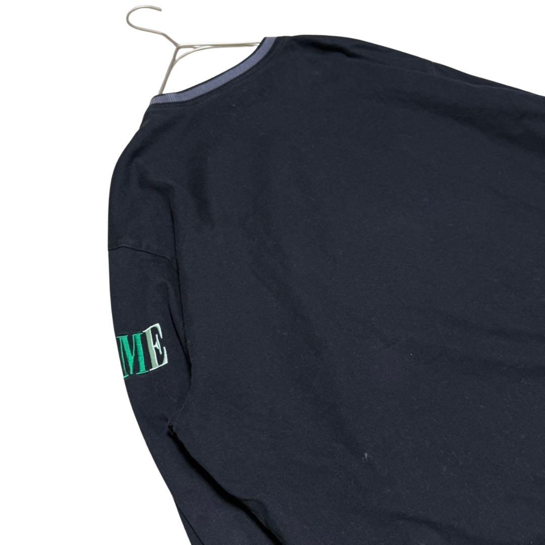 Supreme マルチロゴ ロンT L ブラック 20AW