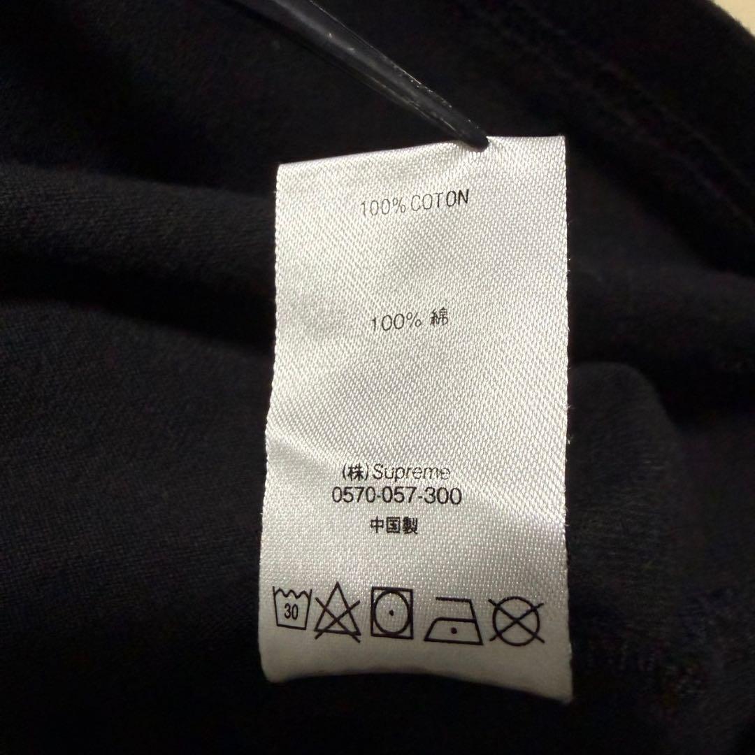 Supreme マルチロゴ ロンT L ブラック 20AW