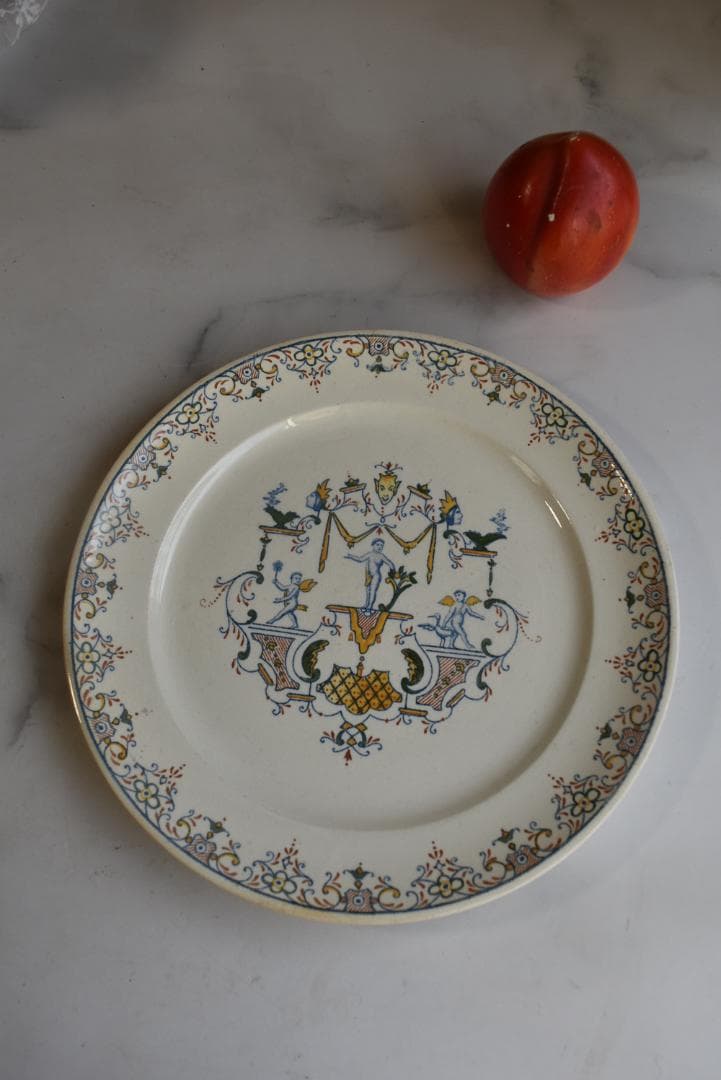 美品2枚組　パリ・オペラ窯　平皿　フランスアンティーク