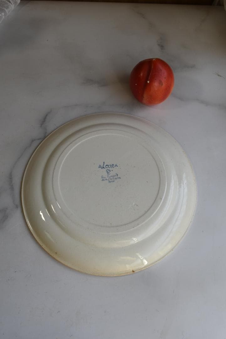 美品2枚組　パリ・オペラ窯　平皿　フランスアンティーク