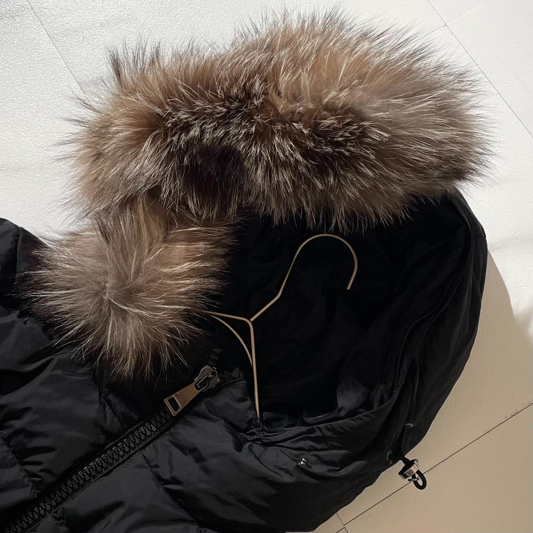 極美品　モンクレール　CLION　クリオン　ダウンジャケット　フォックスファー