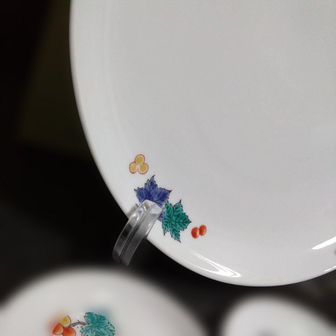 新品 有田焼 肥前赤絵窯元 鷹巣　プレートセット　お祝い