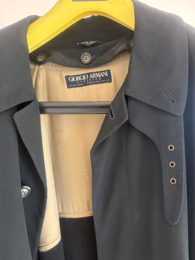 ジォルジオアルマーニトレンチコート XL相当サイズ