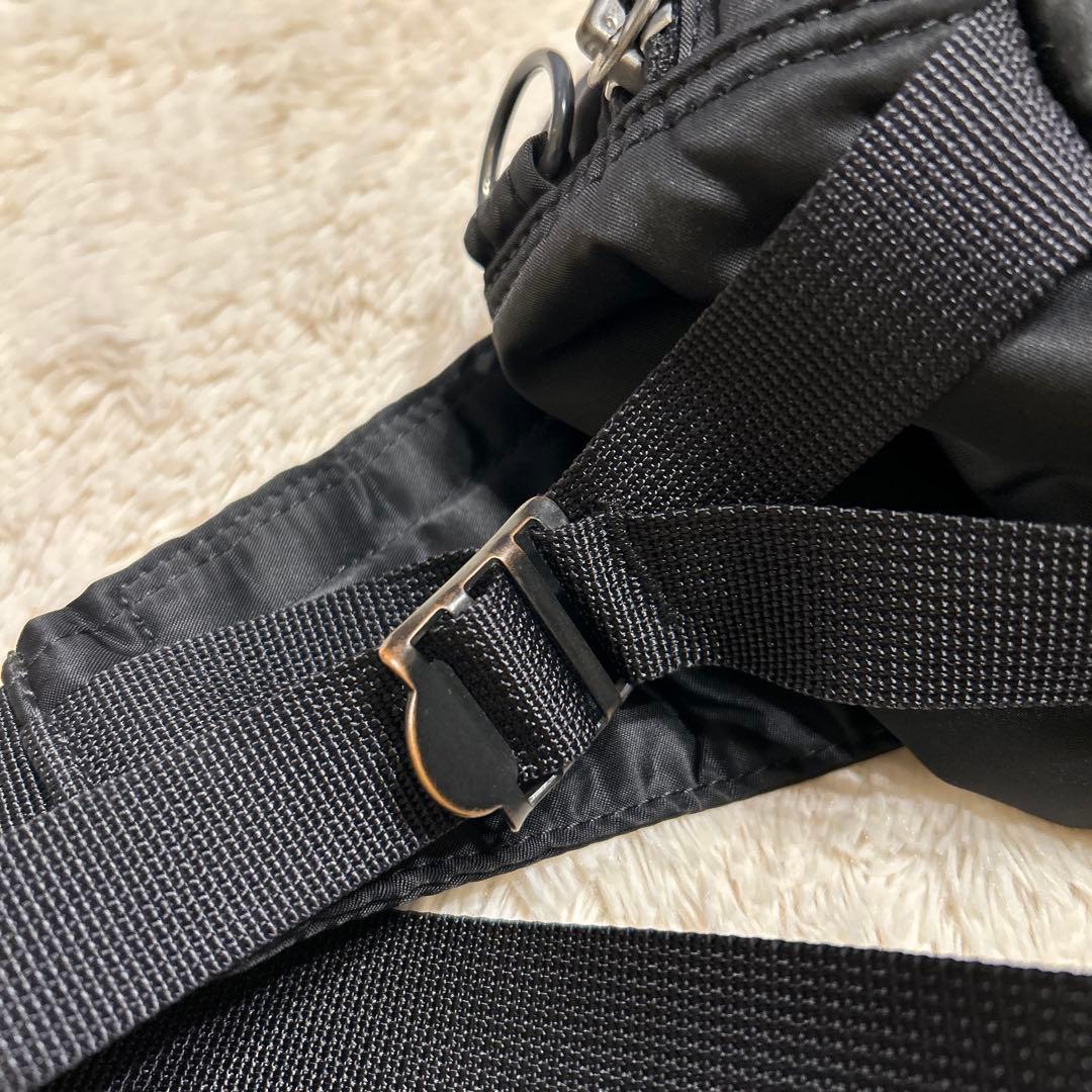 【廃盤希少美品】PORTER タンカーウエストバッグボディバッグ 黒 ブラック