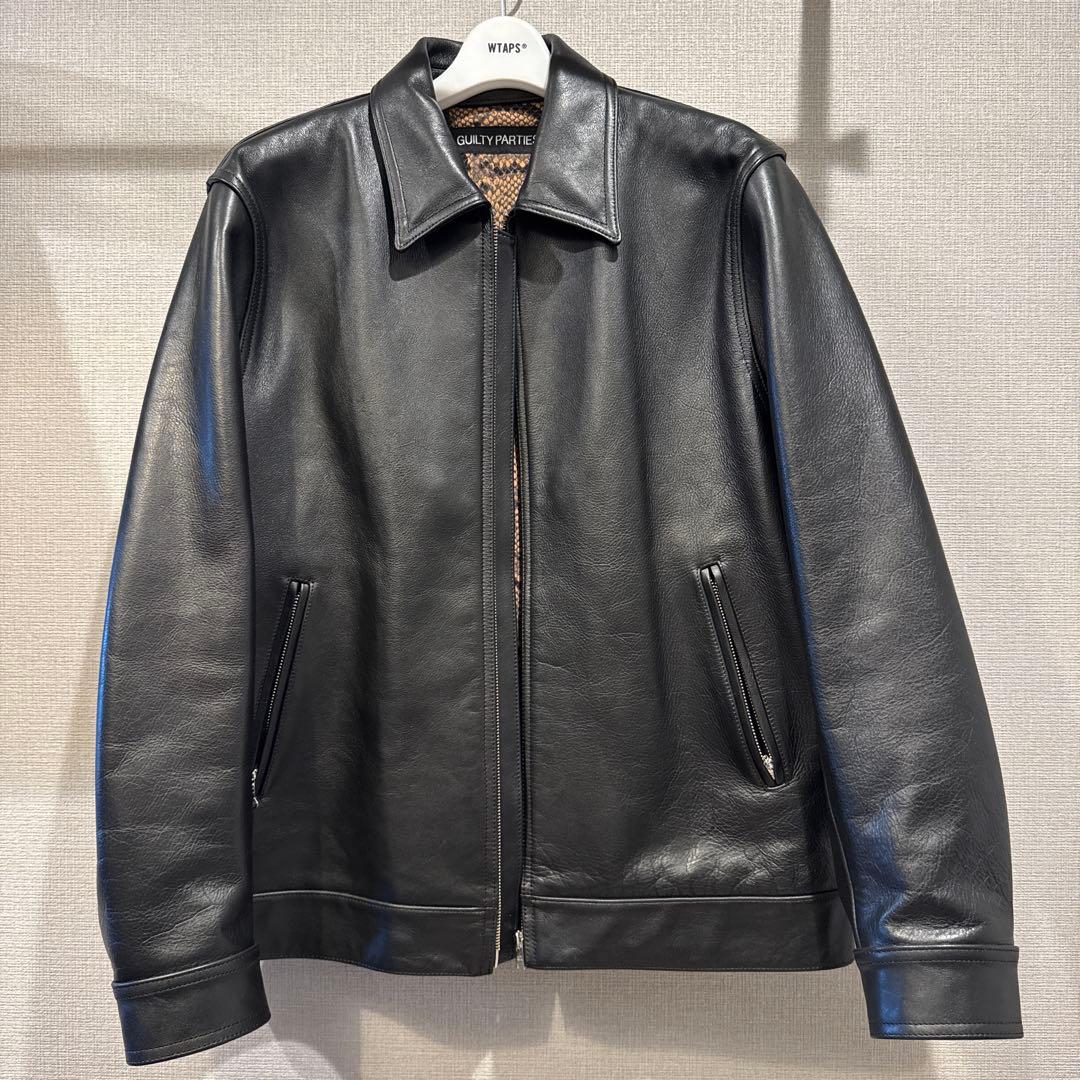 ジャケット・アウター wacko maria SINGLE LEATHER RIDERSJACKET